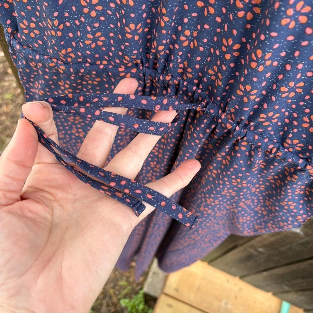 Toad&Co Sunkissed Liv SL Jumpsuit In Blue & Orange Sz M - Picture 8 of 15